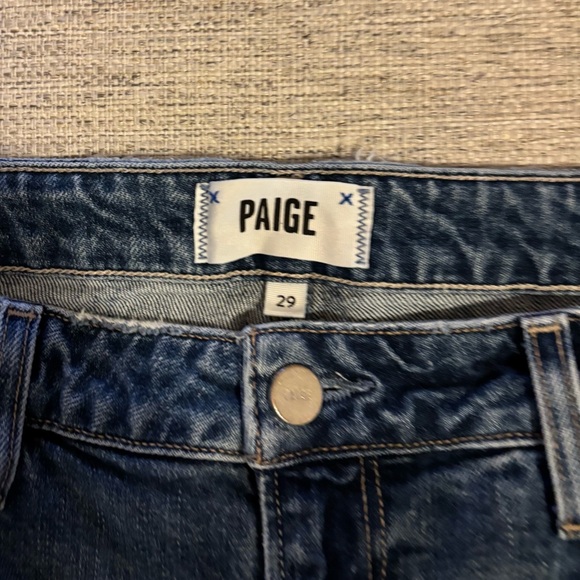 Paige Denim Sarah Straight Ankle Jeans - Picture 8 of 9
